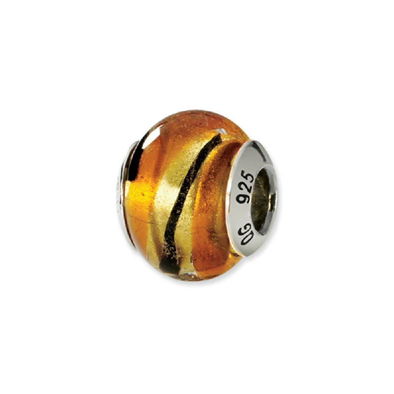 Flash Sale On Elegant Jewelry – Don't Miss Out Sterling Silver, Yellow, Golden and Black Murano Glass Bead Charm Flash Sale On Elegant Jewelry – Don't Miss Out Sterling Silver, Yellow, Golden and Black Murano Glass Bead Charm