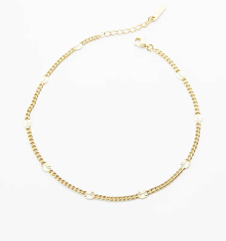 High-End Sparkle, Low-End Prices – Shop Now Sunburst Anklet