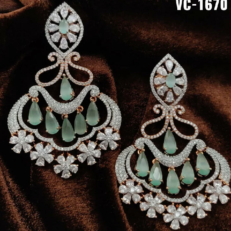Elegant Jewelry At Unbeatable Offers – Shop Before It's Gone Vivah Creation 2 tone Plated AD Stone Dangler Earrings Elegant Jewelry At Unbeatable Offers – Shop Before It's Gone Vivah Creation 2 tone Plated AD Stone Dangler Earrings