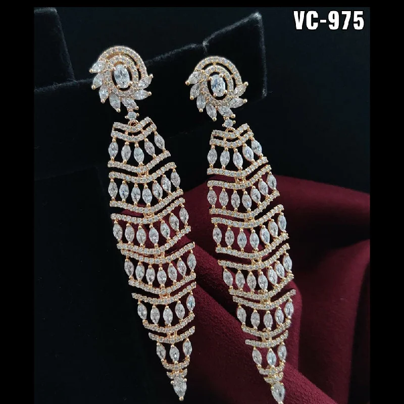 Buy More, Save More On Stunning Jewelry Pieces Vivah Creation 2 tone Plated AD Stone Dangler Earrings Buy More, Save More On Stunning Jewelry Pieces Vivah Creation 2 tone Plated AD Stone Dangler Earrings
