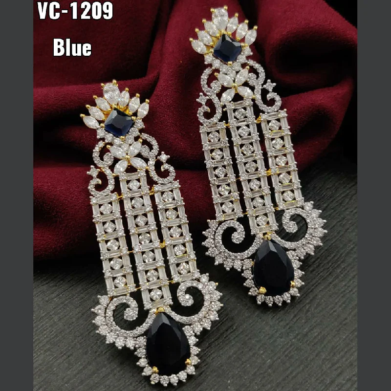 Unique Jewelry Designs Now At Discounted Rates Vivah Creation Gold Plated AD Stone Dangler Earrings Unique Jewelry Designs Now At Discounted Rates Vivah Creation Gold Plated AD Stone Dangler Earrings