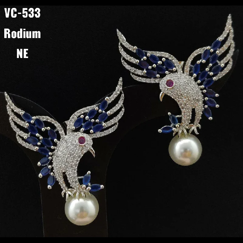 Your Perfect Accessory At The Perfect Price Vivah Creation Oxidised Plated AD Stone Dangler Earrings Your Perfect Accessory At The Perfect Price Vivah Creation Oxidised Plated AD Stone Dangler Earrings