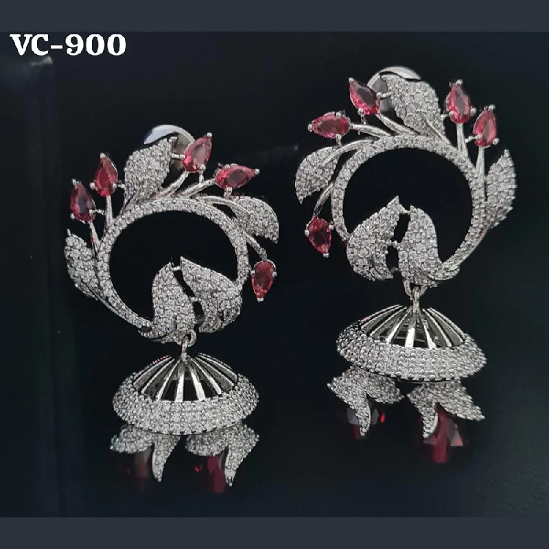 Jewelry Clearance Event – Last Chance For Stunning Deals Vivah Creation Silver Plated AD Stone Dangler Earrings