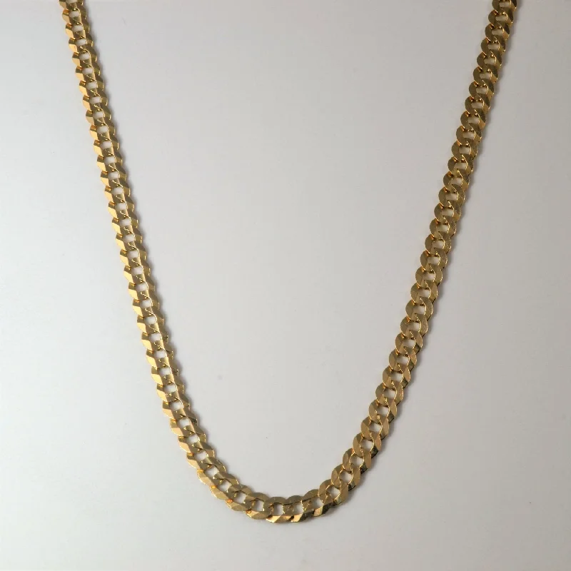 The Perfect Accessory For Less – Jewelry Sale Live 10k Gold Curb Chain | 26" |