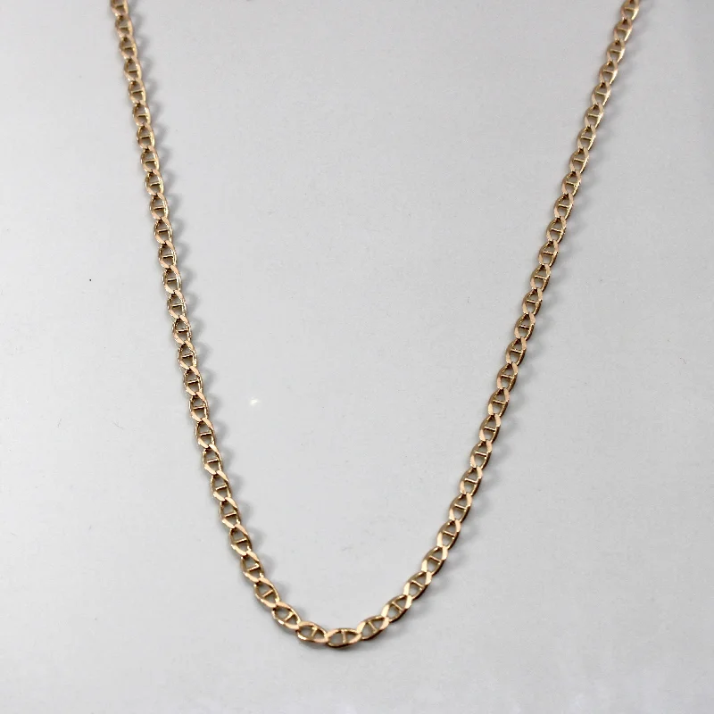 Shine Bright With Our Special Jewelry Promotions 10k Yellow Gold Anchor Chain | 18"|