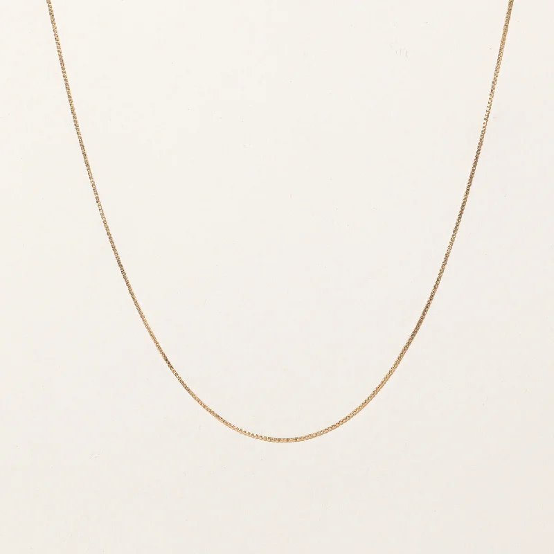 Save On Luxury Jewelry Pieces – Limited-Time Offers 10k Yellow Gold Box Link Chain | 24" |