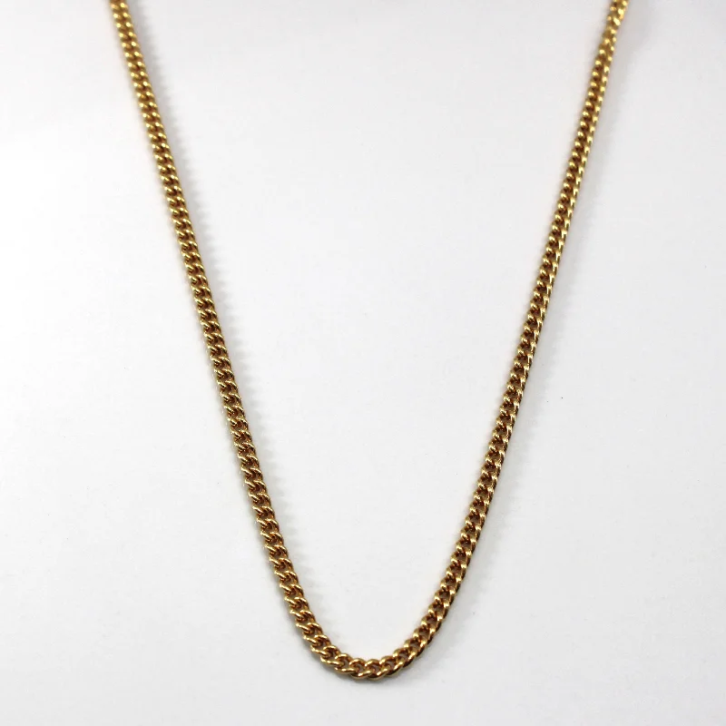 Affordable Gold-Plated Jewelry For Modern Fashion 10k Yellow Gold Cable Chain | 13"|
