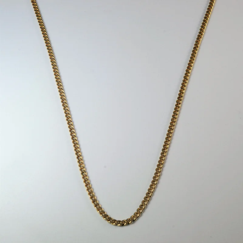 Jewelry Deals That Outshine The Rest 10k Yellow Gold Curb Chain | 23" |