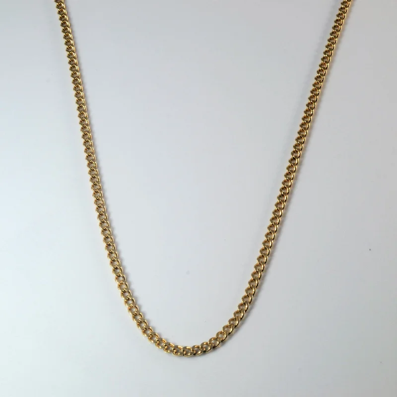 Affordable Elegance – Special Jewelry Sale Now Live 10k Yellow Gold Curb Chain | 24" | Affordable Elegance – Special Jewelry Sale Now Live 10k Yellow Gold Curb Chain | 24" |