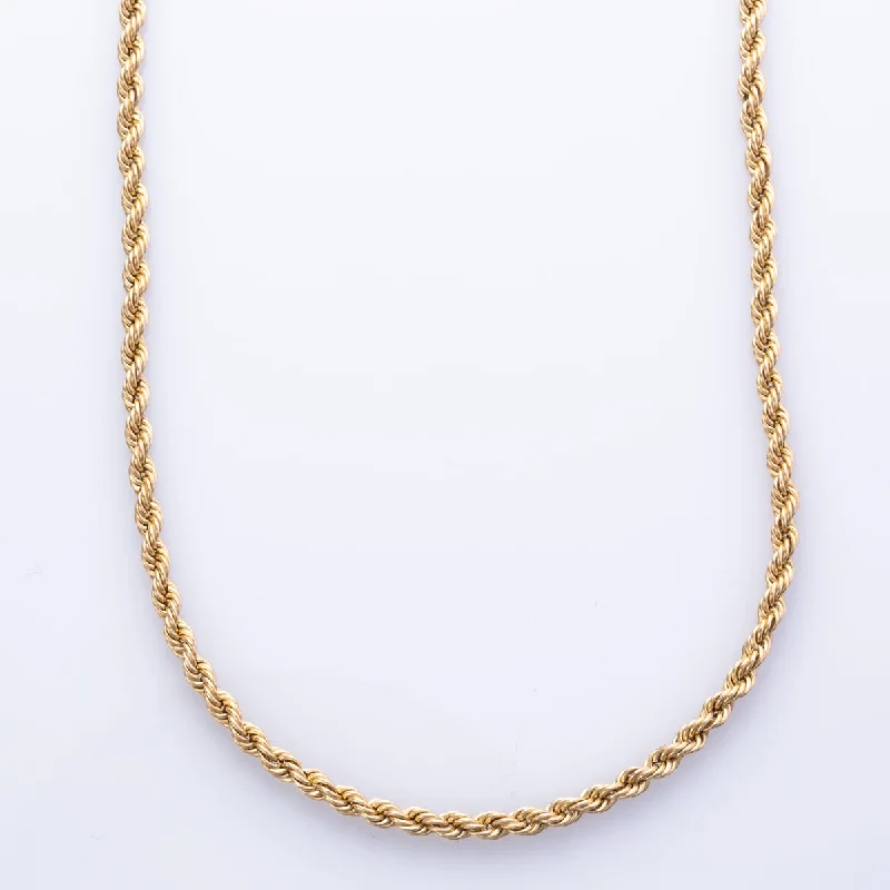Exclusive Jewelry Markdowns – Limited-Time Offer 10k Yellow Gold Rope Chain | 20" | Exclusive Jewelry Markdowns – Limited-Time Offer 10k Yellow Gold Rope Chain | 20" |