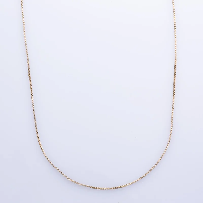 Unique Jewelry For Less – Shop The Sale Now 10k Yellow Gold Box Chain | 19" |