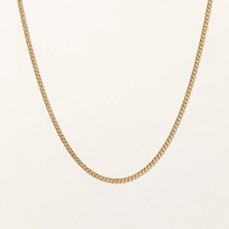 Shop Jewelry That Shines Without The High Price 10k Yellow Gold Curb Link Chain | 22" | Shop Jewelry That Shines Without The High Price 10k Yellow Gold Curb Link Chain | 22" |