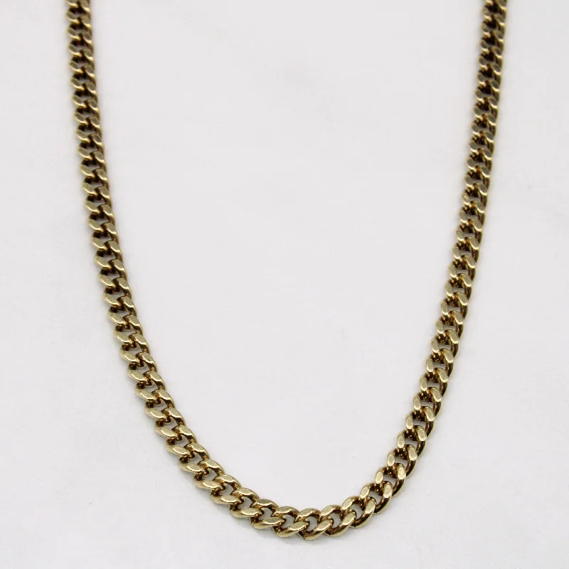 Unbeatable Offers On Luxury And Everyday Jewelry 10k Yellow Gold Curb Link Chain | 21" | Unbeatable Offers On Luxury And Everyday Jewelry 10k Yellow Gold Curb Link Chain | 21" |