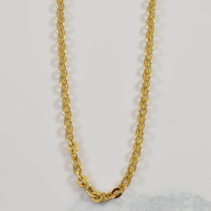 Elevate Your Jewelry Collection With Limited-Time Savings 10k Yellow Gold Round Link Chain | 18" | Elevate Your Jewelry Collection With Limited-Time Savings 10k Yellow Gold Round Link Chain | 18" |