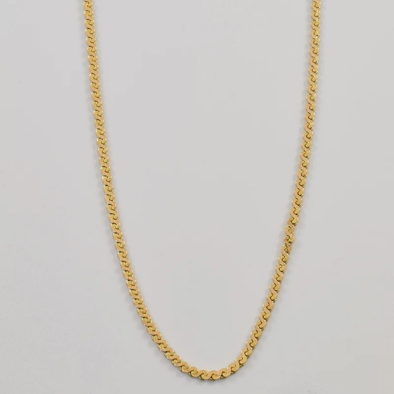 Timeless Jewelry Styles At Wallet-Friendly Prices 10k Yellow Gold Serpentine Chain | 15.5" | Timeless Jewelry Styles At Wallet-Friendly Prices 10k Yellow Gold Serpentine Chain | 15.5" |