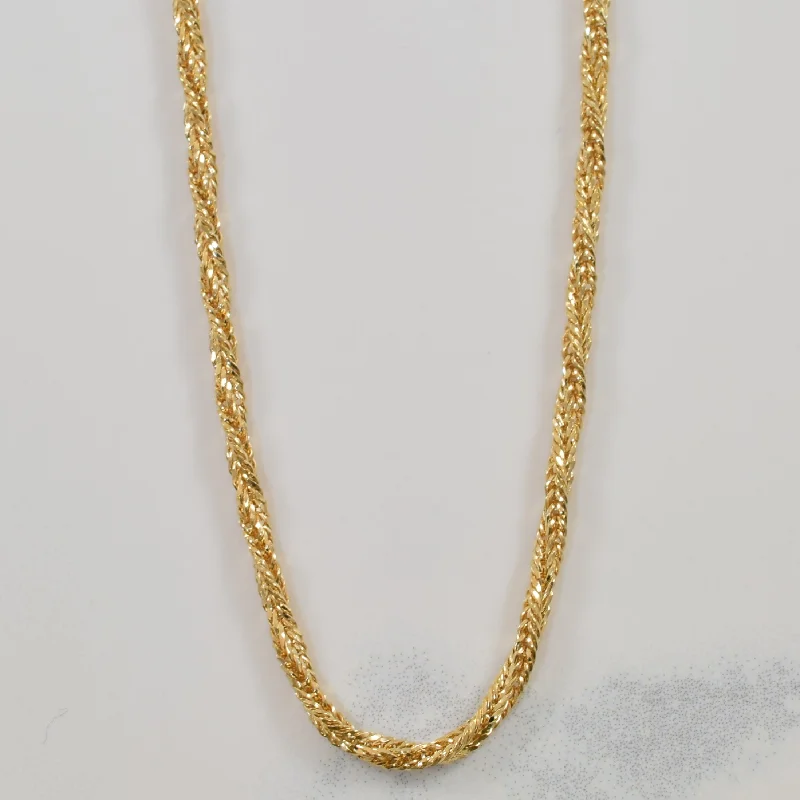 Discover Unique Jewelry With Special Limited-Time Offers 10k Yellow Gold Twisted Snake Chain | 18" | Discover Unique Jewelry With Special Limited-Time Offers 10k Yellow Gold Twisted Snake Chain | 18" |