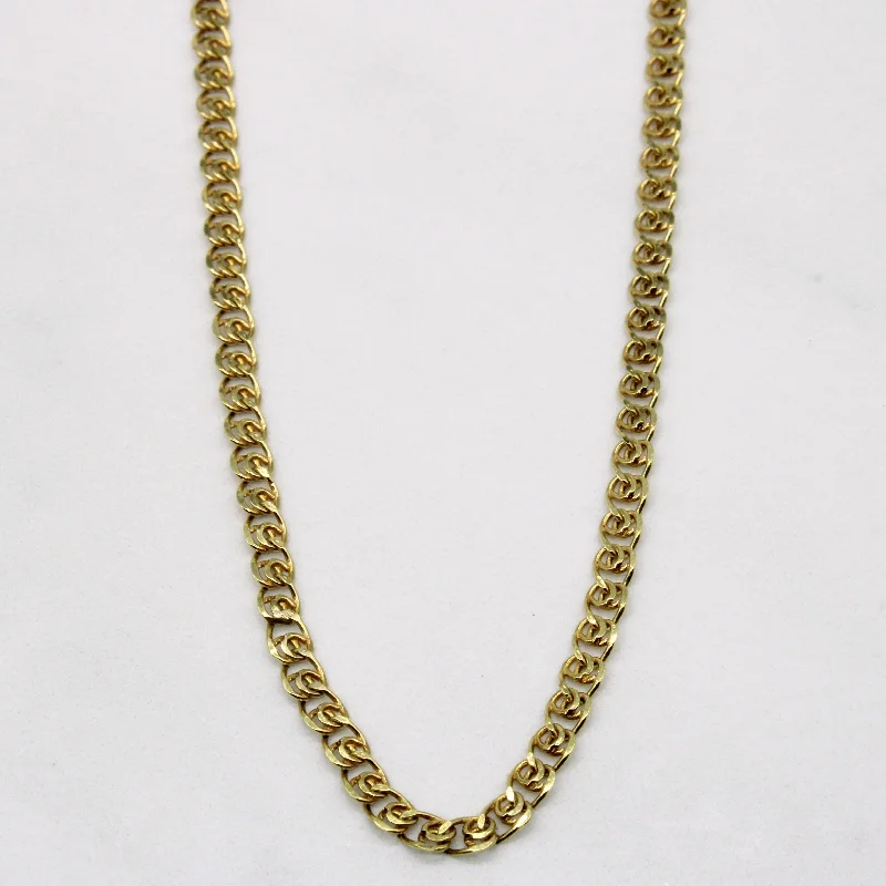 Seasonal Jewelry Sale – Upgrade Your Style Today 10k Yellow Gold Unique Link Chain | 20" | Seasonal Jewelry Sale – Upgrade Your Style Today 10k Yellow Gold Unique Link Chain | 20" |
