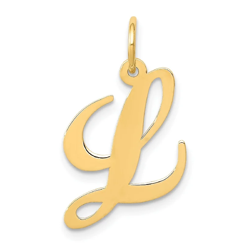 Limited-Time Jewelry Discounts – Shine Without The Splurge 14K Medium Fancy Script Initial L Charm Limited-Time Jewelry Discounts – Shine Without The Splurge 14K Medium Fancy Script Initial L Charm