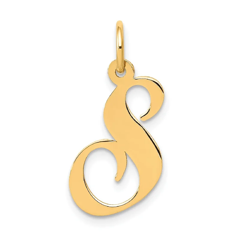Exclusive Jewelry Sale – Grab Timeless Pieces Now 14K Medium Fancy Script Initial S Charm Exclusive Jewelry Sale – Grab Timeless Pieces Now 14K Medium Fancy Script Initial S Charm