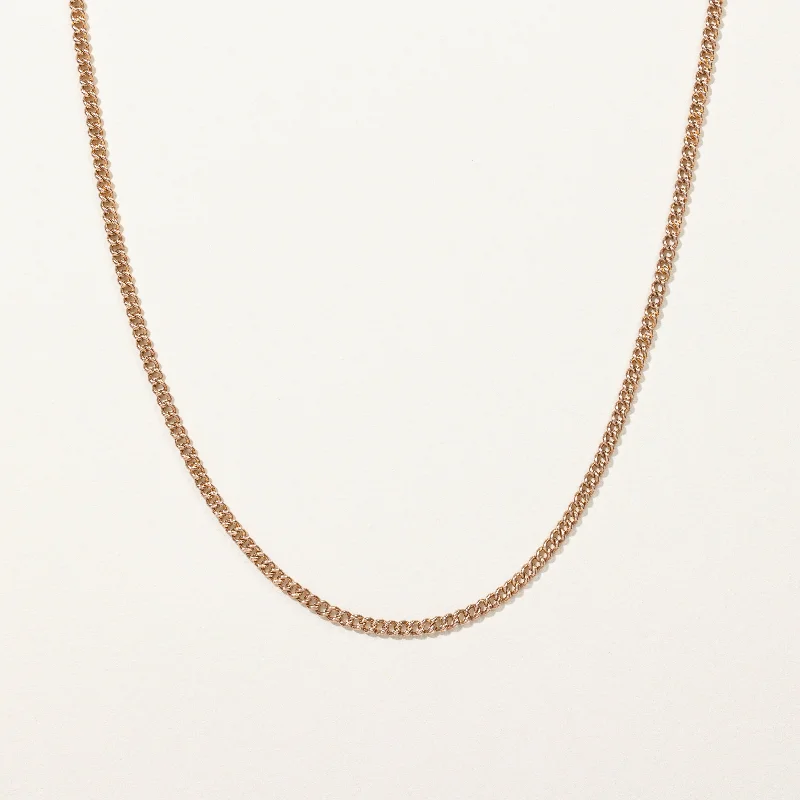 Your Perfect Accessory Now At The Best Price 14k Rose Gold Necklace | 25" |