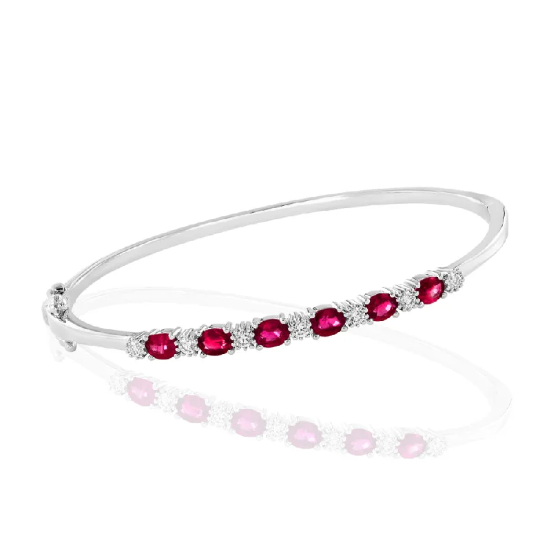 Bestselling Jewelry Now On Sale – Elevate Your Look 14k Ruby and Diamond Bangle Bracelet Bestselling Jewelry Now On Sale – Elevate Your Look 14k Ruby and Diamond Bangle Bracelet