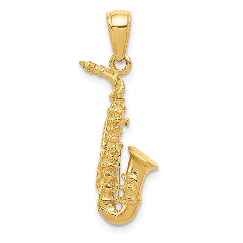 Limited-Stock Jewelry Sale – Shop Before It's Gone 14k Yellow Gold 3D Saxophone Pendant Limited-Stock Jewelry Sale – Shop Before It's Gone 14k Yellow Gold 3D Saxophone Pendant