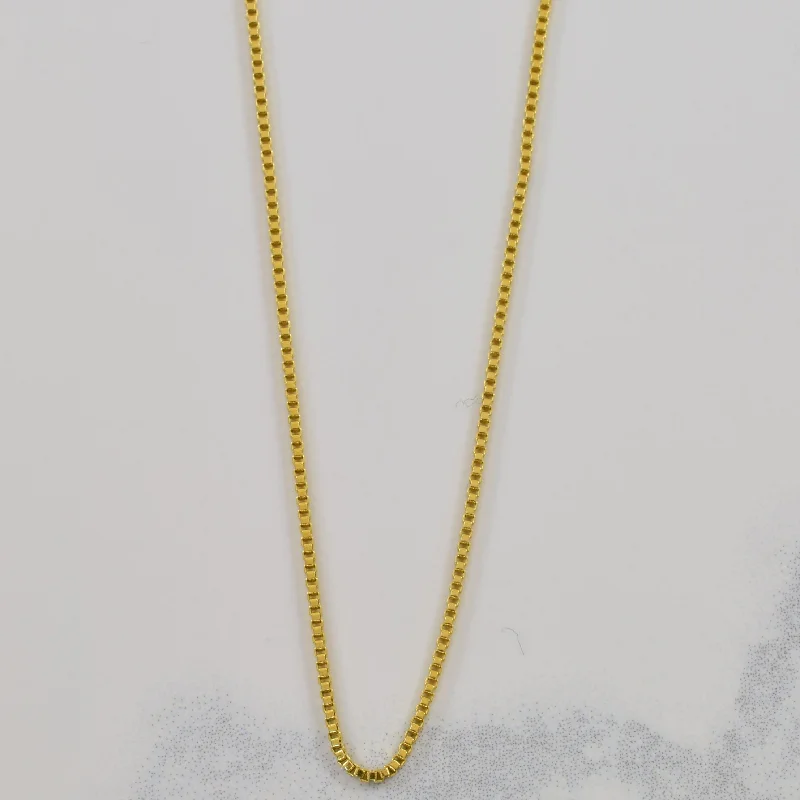Shine In Style – Shop Jewelry Discounts Today 14k Yellow Gold Box Chain | 18.5" |