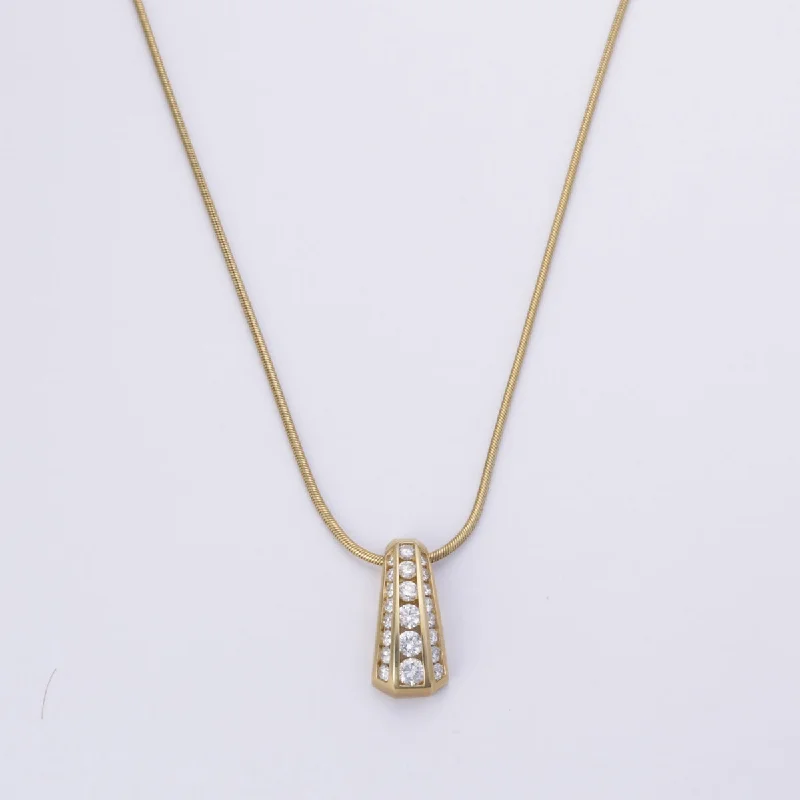 Exclusive Online Discounts On Stylish Jewelry 14k Yellow Gold Diamond Necklace | 1.00ctw | 17" Exclusive Online Discounts On Stylish Jewelry 14k Yellow Gold Diamond Necklace | 1.00ctw | 17"