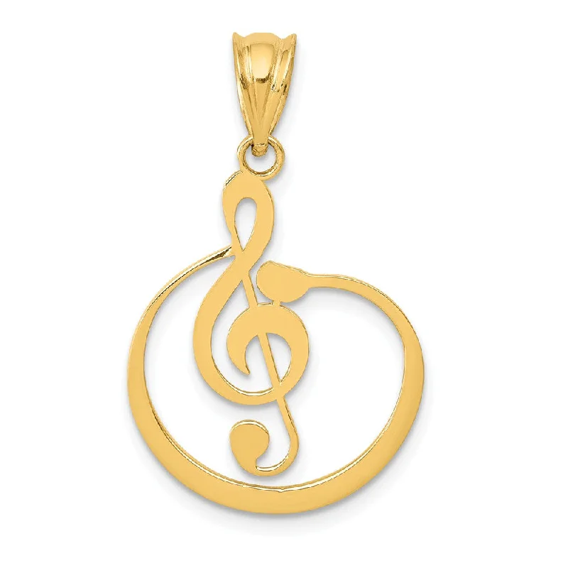 Once-A-Year Jewelry Sale – Grab Your Favorites Now 14k Yellow Gold G Clef Musical Note Pendant Once-A-Year Jewelry Sale – Grab Your Favorites Now 14k Yellow Gold G Clef Musical Note Pendant