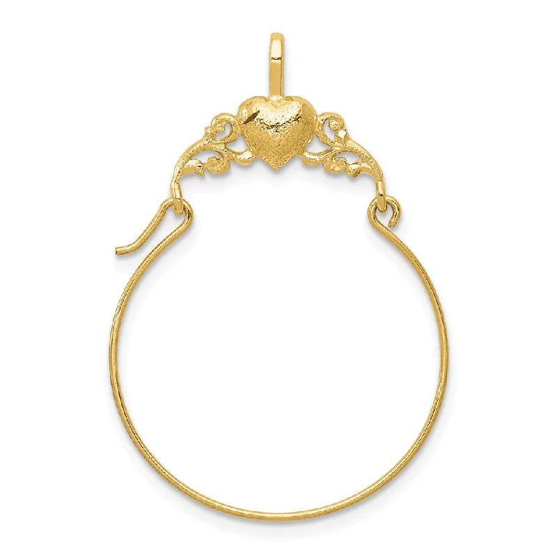 Once-A-Year Jewelry Deals – Shop Before They’Re Gone 14k Yellow Gold Hammered Heart Charm Holder Pendant, 23mm (7/8 inch) Once-A-Year Jewelry Deals – Shop Before They’Re Gone 14k Yellow Gold Hammered Heart Charm Holder Pendant, 23mm (7/8 inch)