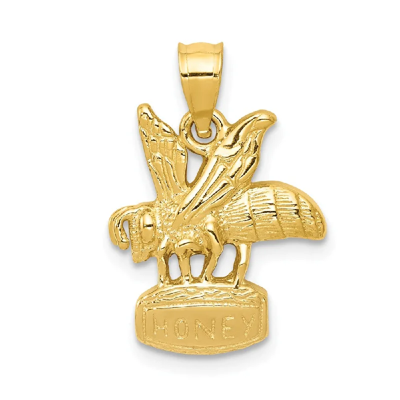 Affordable Elegance – Special Jewelry Sale Now Live 14k Yellow Gold Honey Bee Pendant, 13mm (1/2 inch) Affordable Elegance – Special Jewelry Sale Now Live 14k Yellow Gold Honey Bee Pendant, 13mm (1/2 inch)