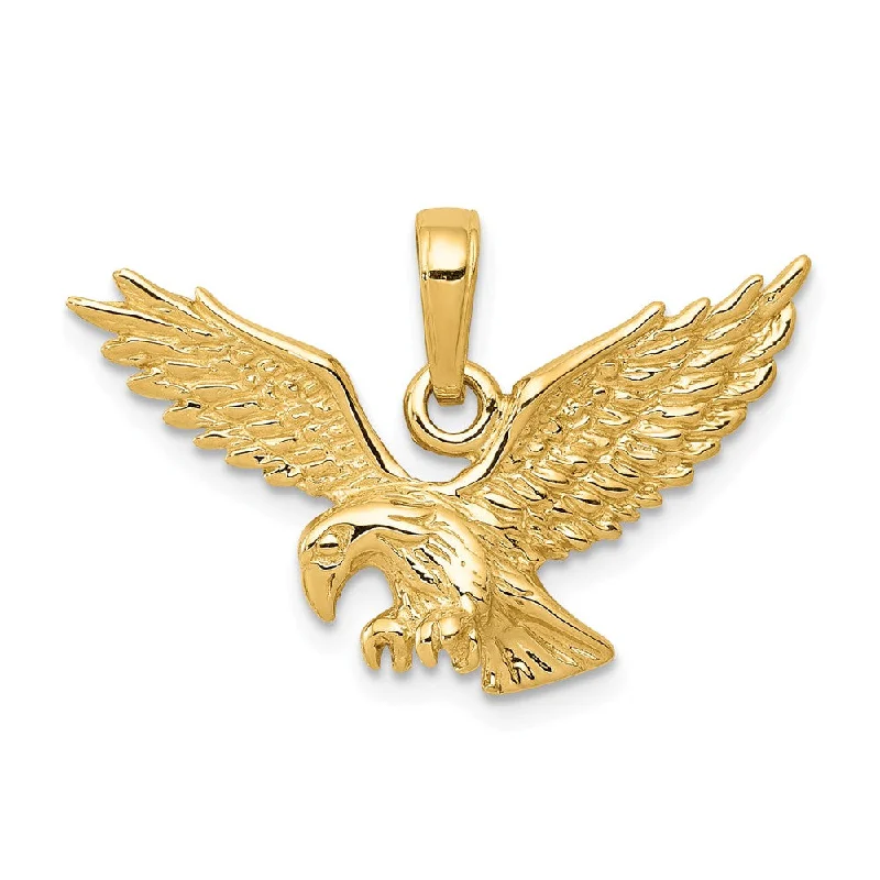 Flash Sale On Stunning Jewelry – Limited Stock Available 14k Yellow Gold Polished Eagle Pendant, 25mm Flash Sale On Stunning Jewelry – Limited Stock Available 14k Yellow Gold Polished Eagle Pendant, 25mm
