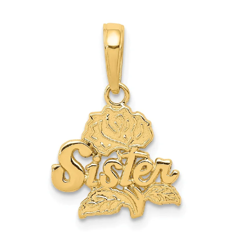 Don't Miss These Dazzling Jewelry Discounts 14k Yellow Gold Sister Rose Pendant, 13mm Don't Miss These Dazzling Jewelry Discounts 14k Yellow Gold Sister Rose Pendant, 13mm