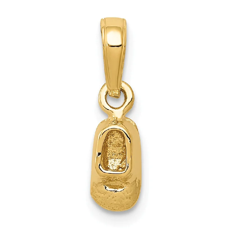High-End Sparkle, Low-End Prices – Jewelry Sale Live 14k Yellow Gold Textured Baby Shoe Pendant, 5 x 15mm High-End Sparkle, Low-End Prices – Jewelry Sale Live 14k Yellow Gold Textured Baby Shoe Pendant, 5 x 15mm
