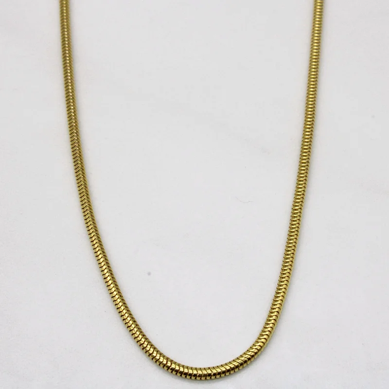 Limited-Stock Jewelry Sale – Shop Before It's Gone 14k Yellow Gold Tube Chain | 17" | Limited-Stock Jewelry Sale – Shop Before It's Gone 14k Yellow Gold Tube Chain | 17" |