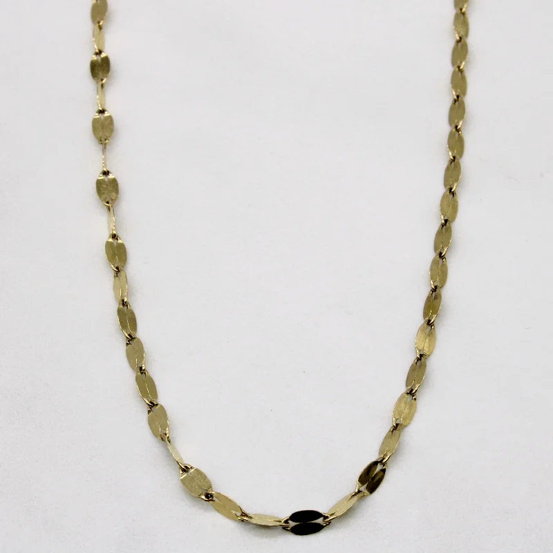 Special Deals On Handcrafted And Designer Jewelry 14k Yellow Gold Unique Link Chain | 24" | Special Deals On Handcrafted And Designer Jewelry 14k Yellow Gold Unique Link Chain | 24" |