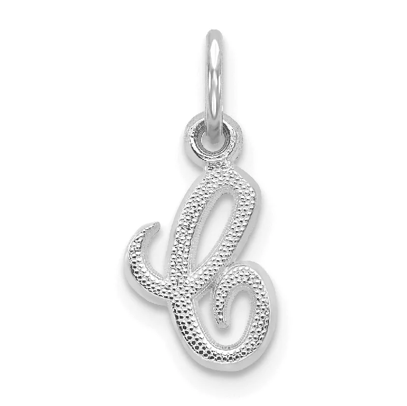 Personalized Jewelry Sale – Unique Gifts At Low Prices 14KT White Gold 16X7MM Initial Pendant; Initial C. Chain not Included Personalized Jewelry Sale – Unique Gifts At Low Prices 14KT White Gold 16X7MM Initial Pendant; Initial C. Chain not Included