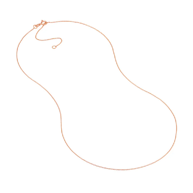 Holiday Jewelry Sale – Perfect Gifts At The Best Prices 14R Cable Chain .7mm 16/18" Holiday Jewelry Sale – Perfect Gifts At The Best Prices 14R Cable Chain .7mm 16/18"