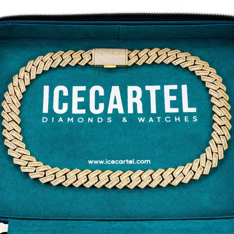 Buy More, Save More – Special Jewelry Discounts 15MM Moissanite Baguette Cuban Link Chain 14K Gold Buy More, Save More – Special Jewelry Discounts 15MM Moissanite Baguette Cuban Link Chain 14K Gold