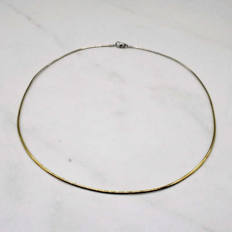Sparkle For Less – Shop Our Limited-Time Jewelry Deals 18k Two Tone Gold Reversible Necklace | 17" | Sparkle For Less – Shop Our Limited-Time Jewelry Deals 18k Two Tone Gold Reversible Necklace | 17" |