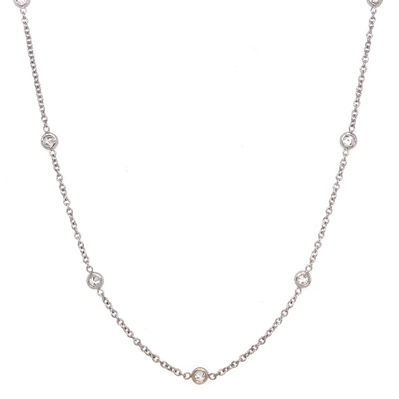 Affordable Glamour – Premium Jewelry At Special Prices 18k Gold Diamond By The Yard Necklace Affordable Glamour – Premium Jewelry At Special Prices 18k Gold Diamond By The Yard Necklace