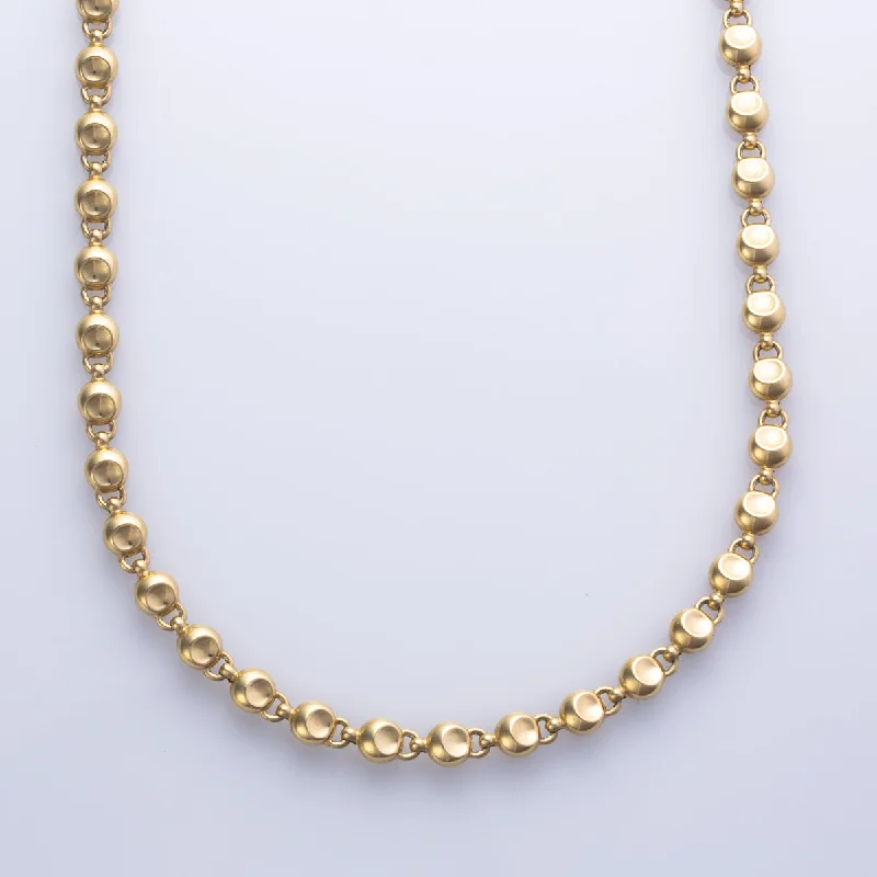 Get Ready To Sparkle – Special Jewelry Discounts 18k Yellow Gold Ball Chain | 16" | Get Ready To Sparkle – Special Jewelry Discounts 18k Yellow Gold Ball Chain | 16" |