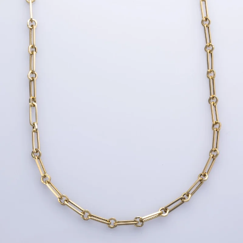 Elegant Jewelry, Affordable Luxury – Shop Now 18k Yellow Gold Trombone Chain | 16" | Elegant Jewelry, Affordable Luxury – Shop Now 18k Yellow Gold Trombone Chain | 16" |