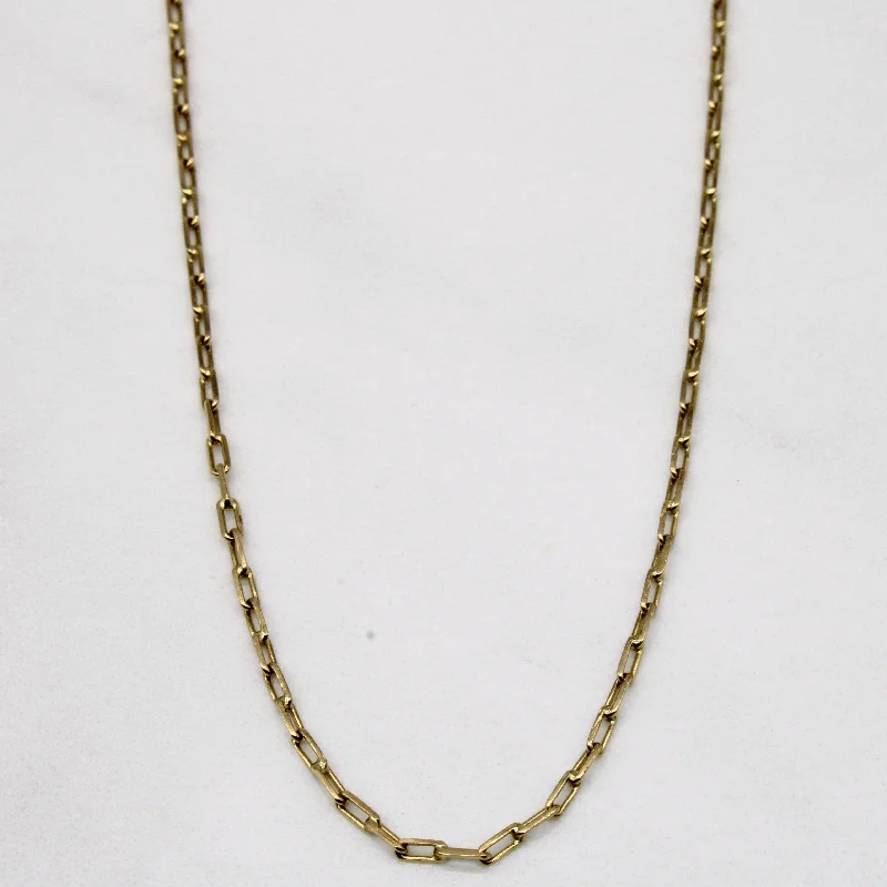 Flash Sale On Elegant Jewelry – Don't Miss Out 18k Yellow Gold Rectangle Link Chain | 20" | Flash Sale On Elegant Jewelry – Don't Miss Out 18k Yellow Gold Rectangle Link Chain | 20" |