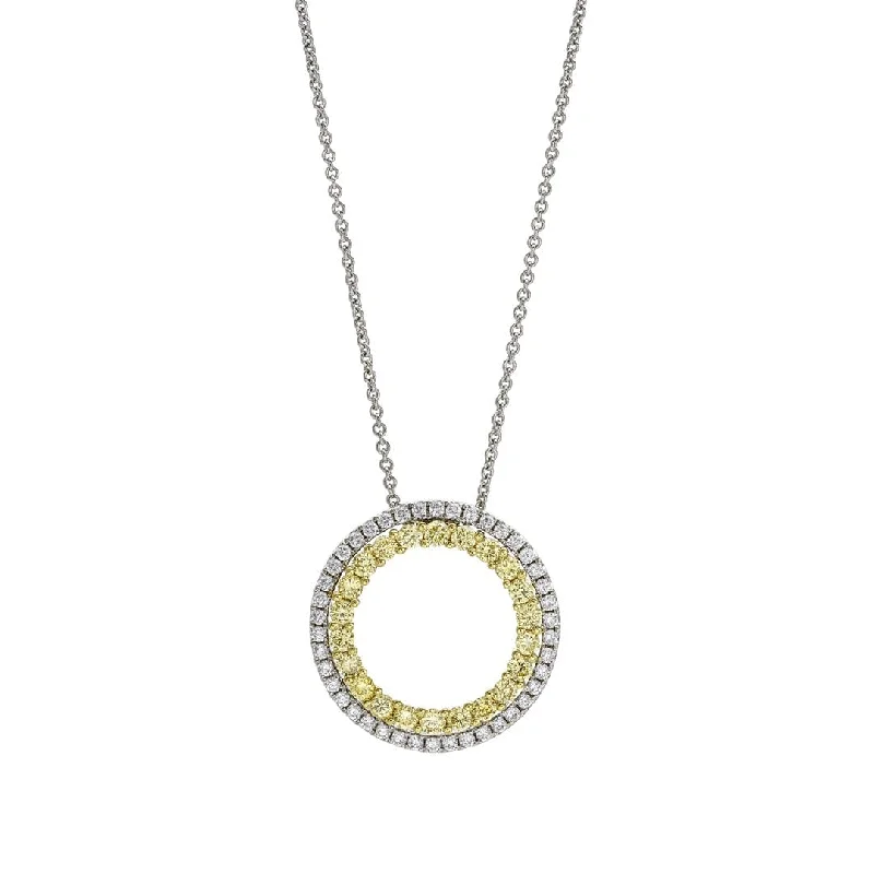 Once-A-Year Jewelry Deals – Shop Before They’Re Gone Yellow & White Diamond Open Circle Pendant Once-A-Year Jewelry Deals – Shop Before They’Re Gone Yellow & White Diamond Open Circle Pendant