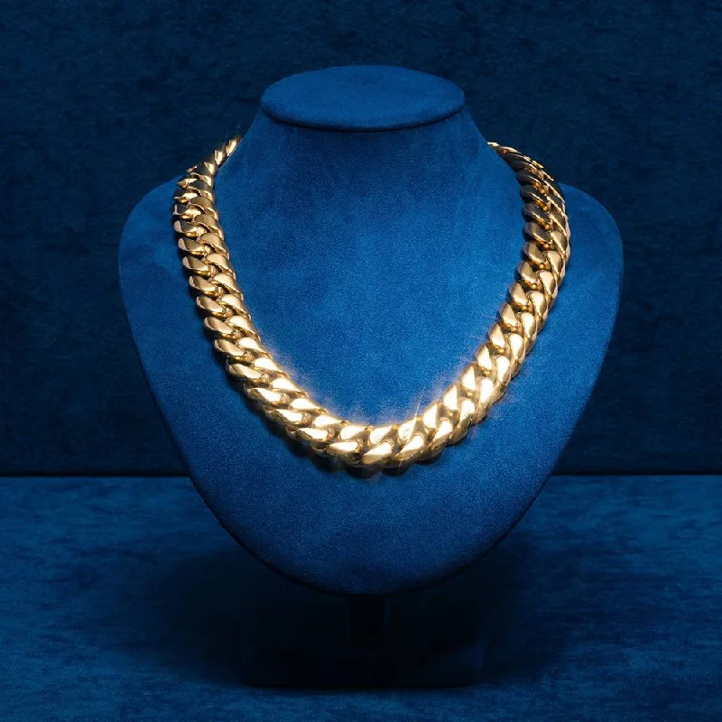 Special Offers On Handcrafted And Designer Jewelry 18MM Cuban Link Chain 14K Yellow Gold Special Offers On Handcrafted And Designer Jewelry 18MM Cuban Link Chain 14K Yellow Gold