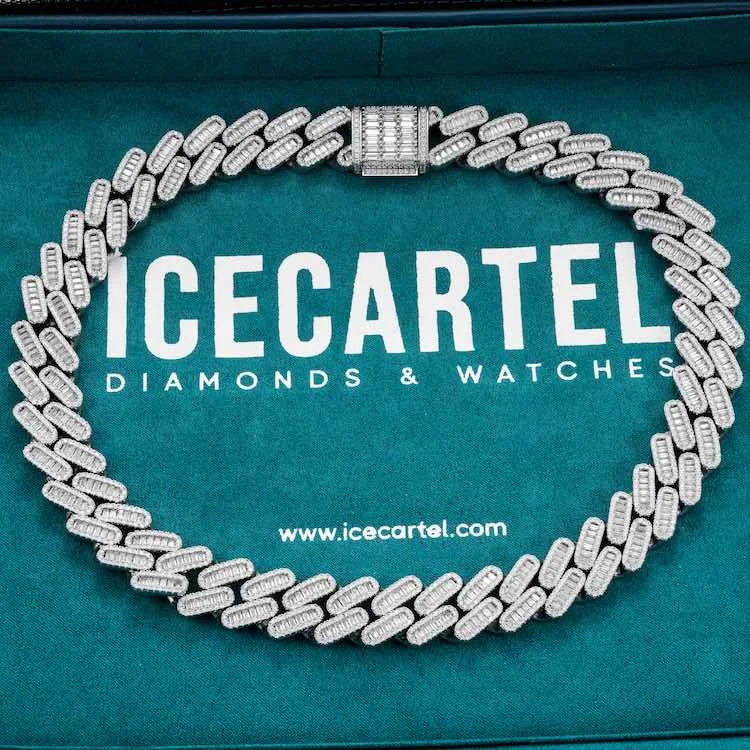 Shop Modern Jewelry Collections With Exclusive Discounts 18MM Baguette Moissanite Miami Cuban Link Chain 14K Gold Shop Modern Jewelry Collections With Exclusive Discounts 18MM Baguette Moissanite Miami Cuban Link Chain 14K Gold