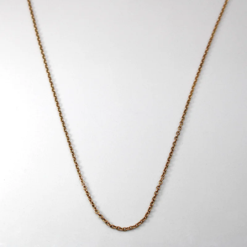 Fashion-Forward Jewelry At Exclusive Discounts 9k Yellow Gold Rolo Link Chain | 16"|