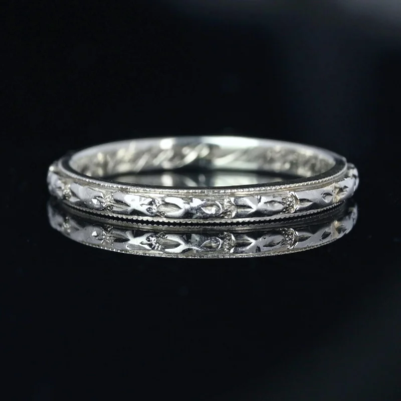 Shine In Style – Shop Jewelry Discounts Today Art Deco Platinum Orange Blossom Ring Band Shine In Style – Shop Jewelry Discounts Today Art Deco Platinum Orange Blossom Ring Band