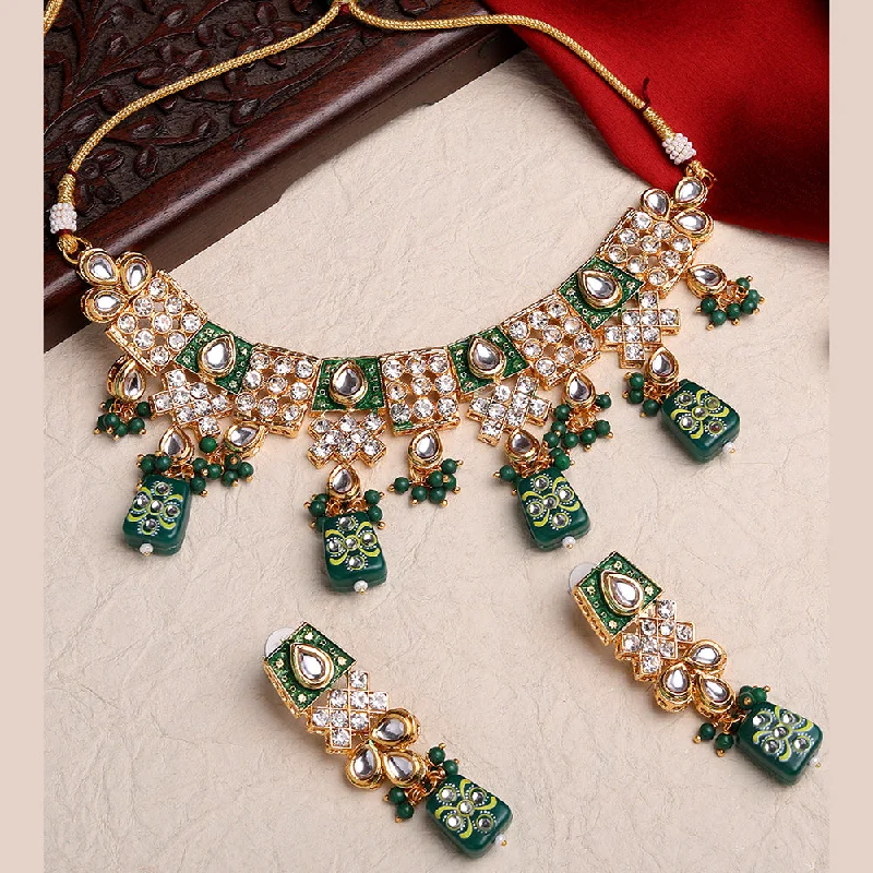 Limited Stock On Premium Jewelry At Low Prices Asmitta Gold Plated Austrian Necklace Set Limited Stock On Premium Jewelry At Low Prices Asmitta Gold Plated Austrian Necklace Set